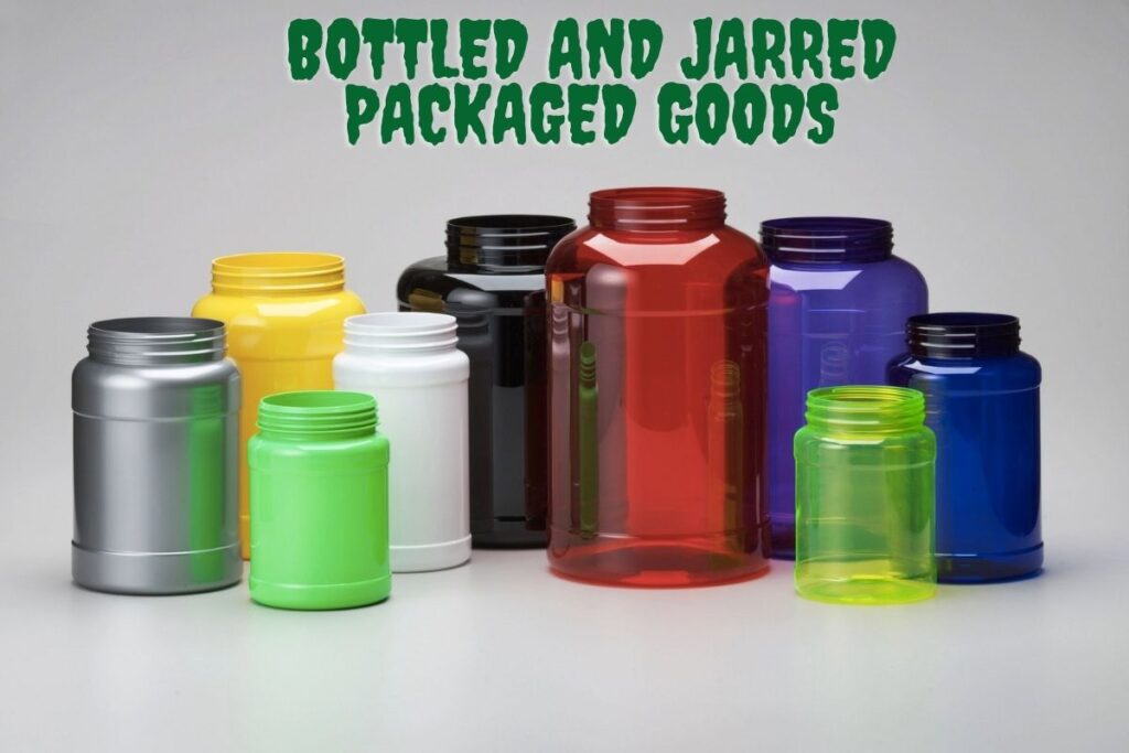 bottled and jarred packaged goods