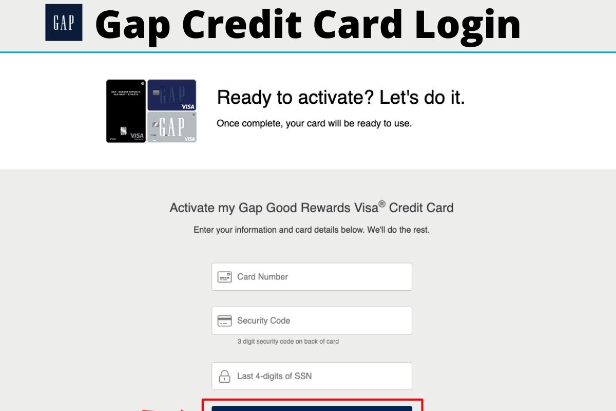 Gap Credit Card Login 