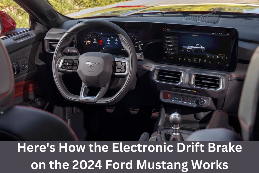 Electronic Drift Brake on the 2024 Ford Mustang Works